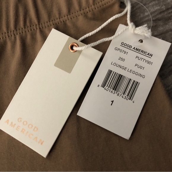 Good American Essential Lounge Legging Putty Size 1/Small taupe tan compression - Picture 5 of 12